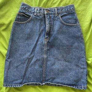 VTG guess denim mini skirt